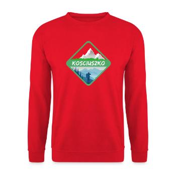 Geschenk für Kosciuszko - Unisex Pullover - Rot - Vorne - Alina (178cm) & Michal (187cm)