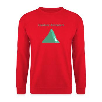 Outdoor - Unisex Pullover - Rot - Vorne - Alina (178cm) & Michal (187cm)