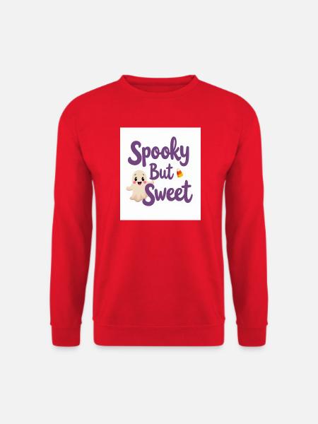 Gruseliger, aber süßer Geist - Unisex Pullover - Rot