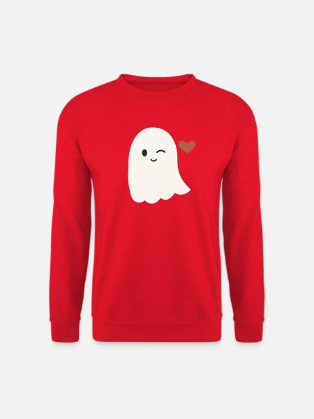 Halloween Geist Herren - Unisex Pullover - Rot