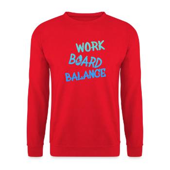 Snowboard - work board balance - Unisex Pullover - Rot - Vorne - Alina (178cm) & Michal (187cm)
