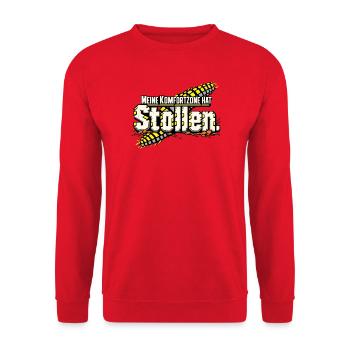 Motocross Enduro Offroad Motorradfahrer - Unisex Pullover - Rot - Vorne - Alina (178cm) & Michal (187cm)