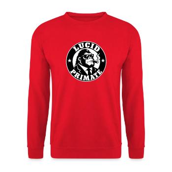 Klarer Primas - Unisex Pullover - Rot - Vorne - Alina (178cm) & Michal (187cm)