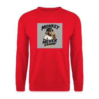 Gemini_Generated_Image_hcmpo3hcmpo3hcmp - Unisex Pullover - Rot - Vorne - Alina (178cm) & Michal (187cm)
