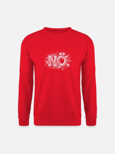 NÖ – Nein ist auch eine Antwort - Unisex Pullover - Rot