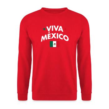 Mexican Mexico - Unisex Pullover - Rot - Vorne - Alina (178cm) & Michal (187cm)