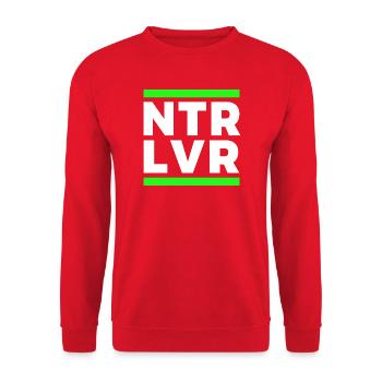 NTR LVR - Unisex Pullover - Rot - Vorne - Alina (178cm) & Michal (187cm)