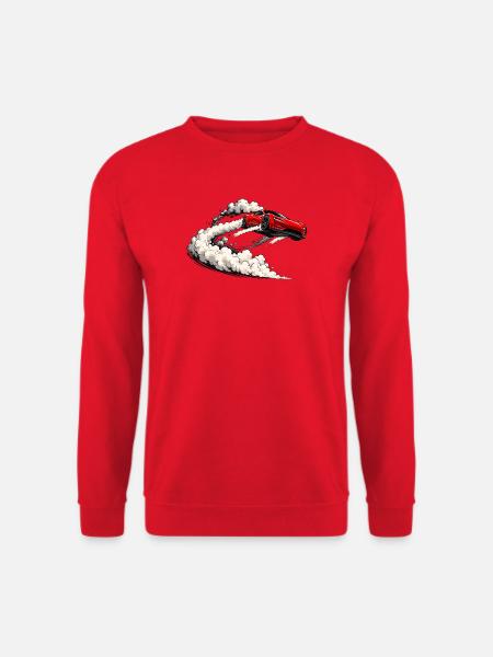 Electric Roadster – Supercar Launch Edition - Unisex Pullover - Rot