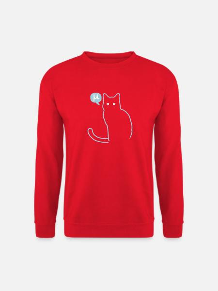 Die Mu-Katze - Unisex Pullover - Rot