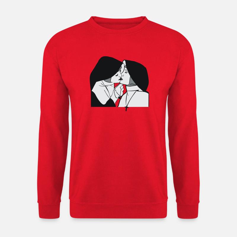 forbidden love - Unisex Pullover - Rot