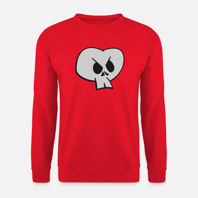 Schädel - Unisex Pullover - Rot