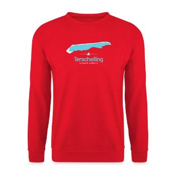 Terschelling | Design map - Unisex Sweatshirt - red - Front - Alina (178cm) & Michal (187cm)