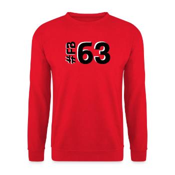 FB63 2025 - Unisex Pullover - Rot - Vorne - Alina (178cm) & Michal (187cm)