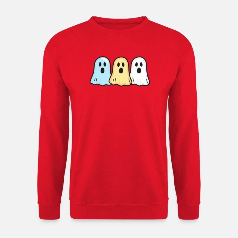 Ghosts Halloween Funny Team - Unisex Sweatshirt - red