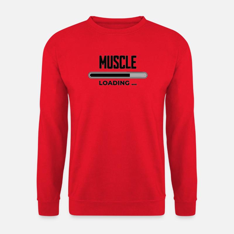 Muskel Loading Fortschritt - Unisex Pullover - Rot