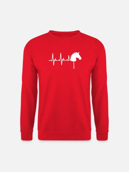 Hobby Horsing - Unisex Pullover - Rot