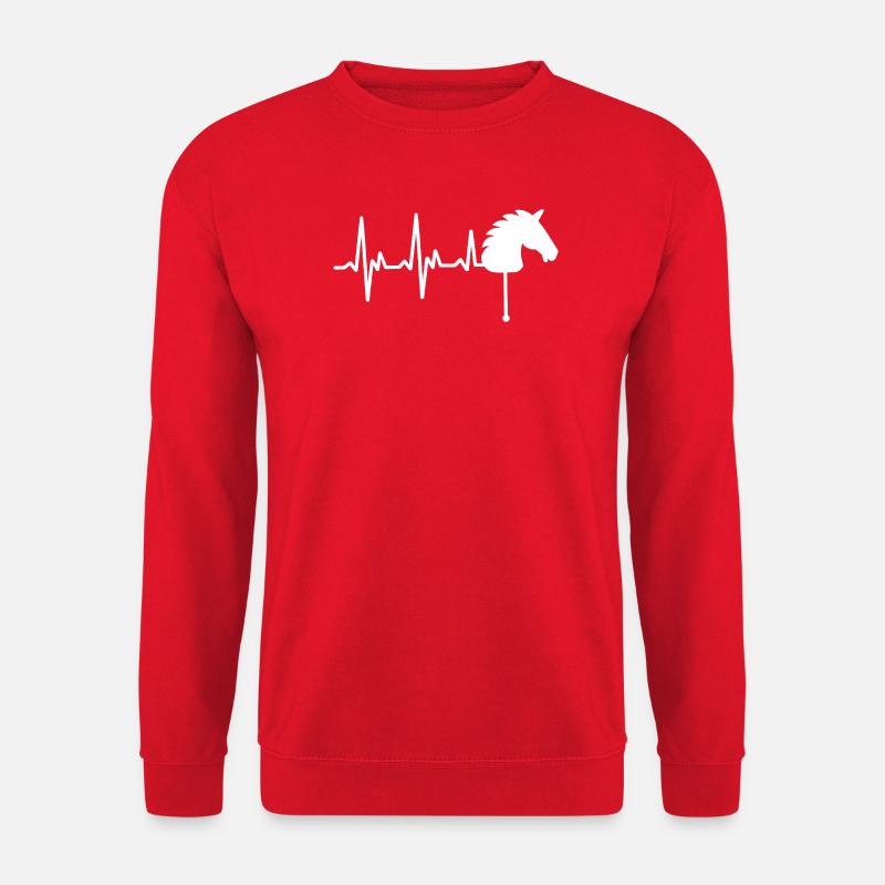 Hobby Horsing - Unisex Pullover - Rot