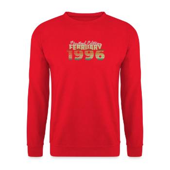 30th Anniversary Limited Edition (SCR) 02/1996 - Unisex Sweatshirt - red - Front - Alina (178cm) & Michal (187cm)