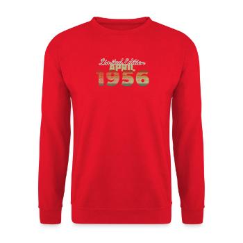 70e anniversaire Édition Limitée (SCR) 04/1956 - Sweat-shirt Unisexe - rouge - Devant - Alina (178cm) & Michal (187cm)