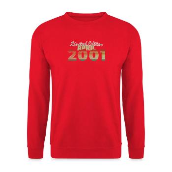 25th Anniversary Limited Edition (SCR) 04/2001 - Unisex Sweatshirt - red - Front - Alina (178cm) & Michal (187cm)