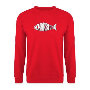Scharbeutz - Unisex Pullover - Rot - Vorne - Alina (178cm) & Michal (187cm)