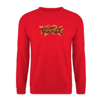 Voltage Fury - Unisex Pullover - Rot - Vorne - Alina (178cm) & Michal (187cm)