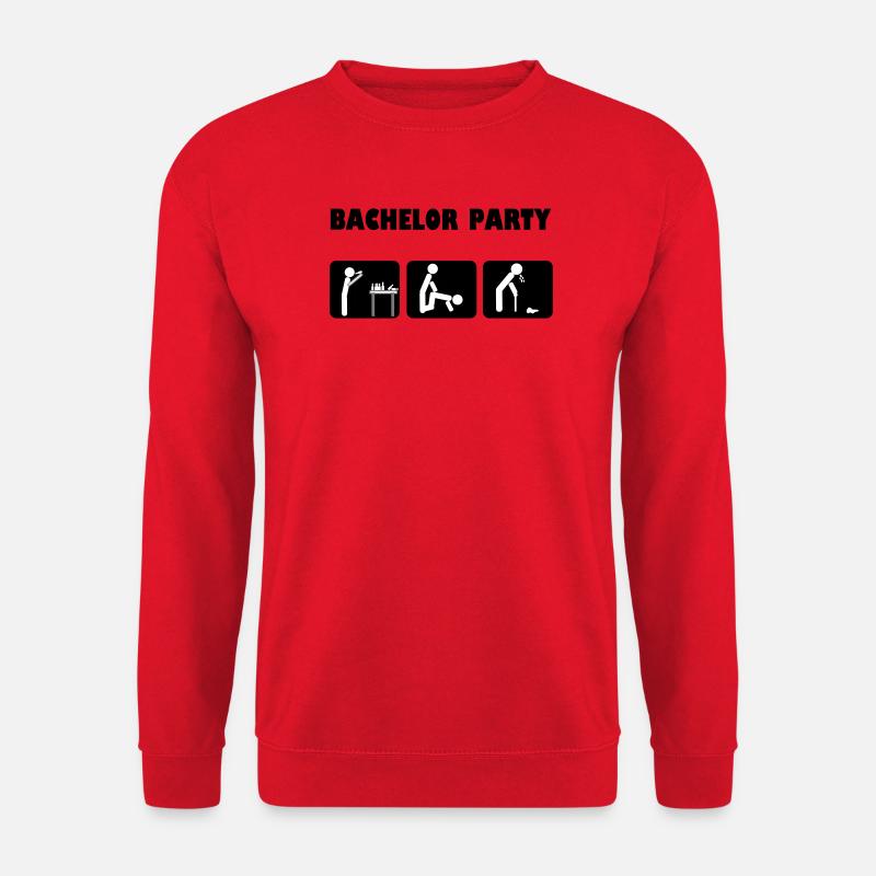 Bachelor celebration - Unisex Sweatshirt - red