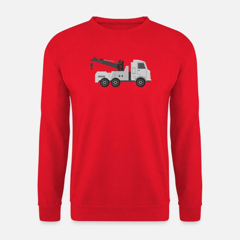 Abschleppwagen - Unisex Pullover - Rot