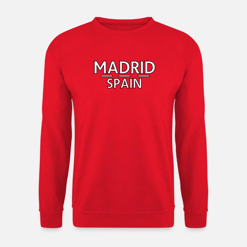 Madrid – Spanien - Unisex Pullover - Rot