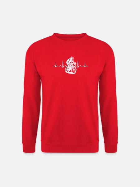 Frisches Roadbike Motiv für Rennrad - Unisex Pullover - Rot