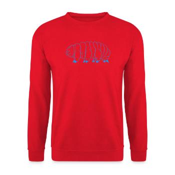 Bärtierchen Tardigrades Wasserbär Tardigrade - Unisex Pullover - Rot - Vorne - Alina (178cm) & Michal (187cm)