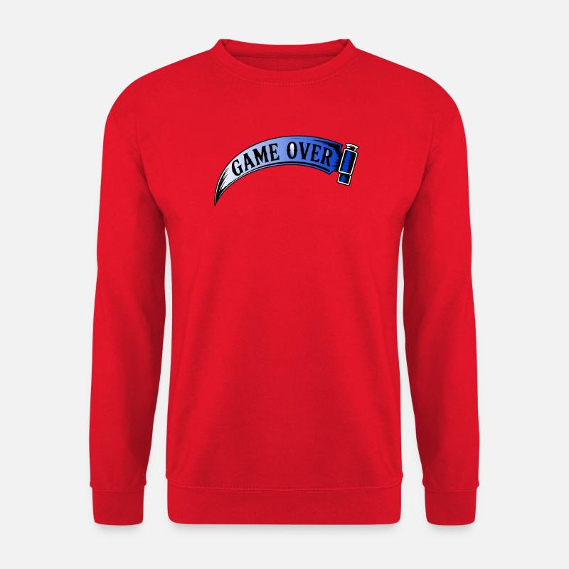 Game Over Retro Arcade Banner - Unisex Pullover - Rot