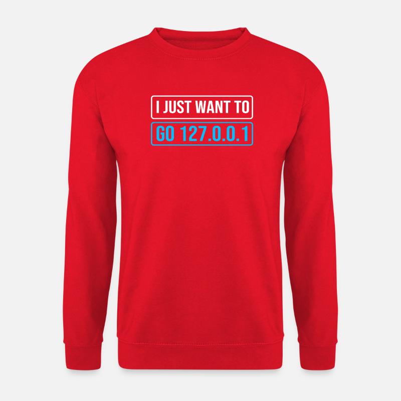 Netzwerk Ingenieur Programmierer Informatiker - Unisex Pullover - Rot