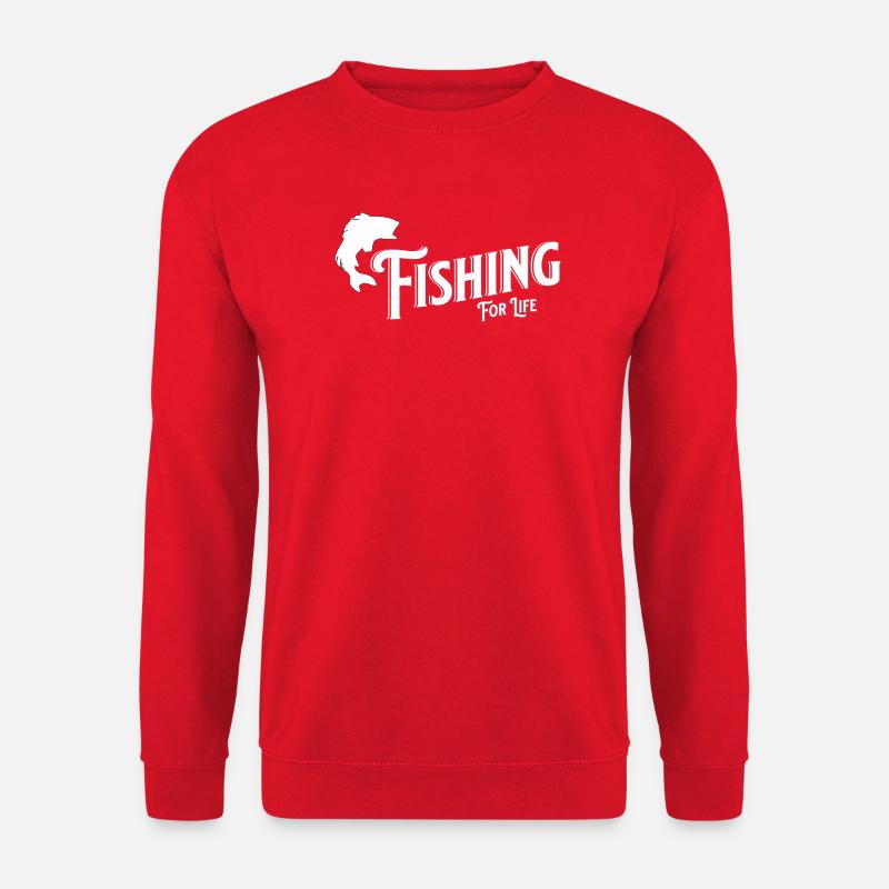Fishing for life - Unisex Pullover - Rot