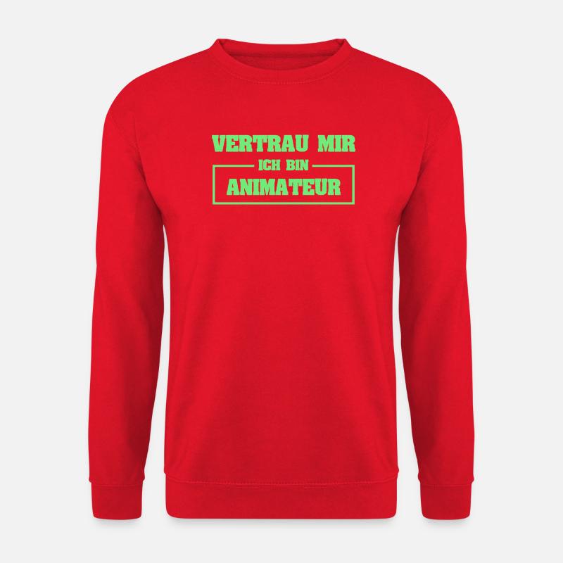 Geschenk für Animateur - Unisex Pullover - Rot