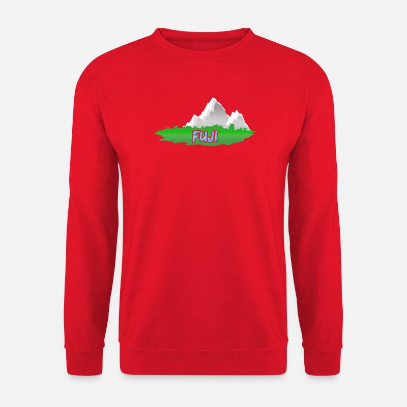 Fuji as a mountain - Unisex Sweatshirt - red