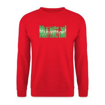 Kunstrad, Kunstradfahren, Hallenradsport - Unisex Pullover - Rot - Vorne - Alina (178cm) & Michal (187cm)