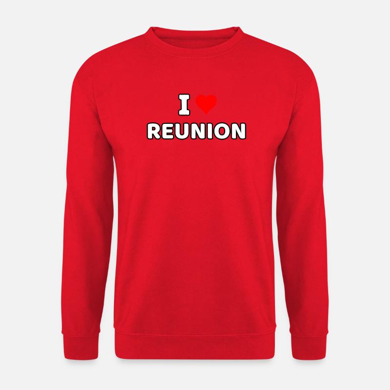 Ich liebe La Réunion - Unisex Pullover - Rot