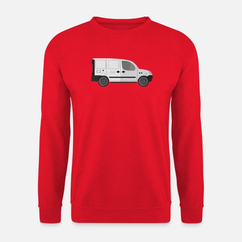 Lieferwagen - Unisex Pullover - Rot