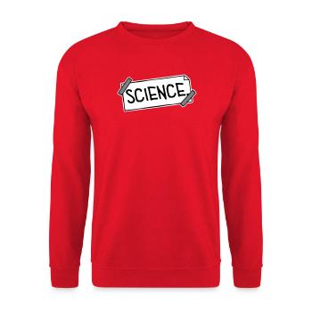 Déclaration scientifique : Déclaration sur l’éducation des nerds - Sweat-shirt Unisexe - rouge - Devant - Alina (178cm) & Michal (187cm)