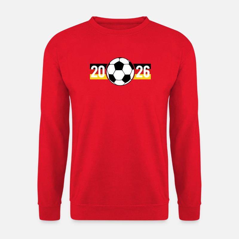 Fußball Flagge 2026 - Unisex Pullover - Rot