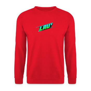 Lau' - Unisex Sweatshirt - red - Front - Alina (178cm) & Michal (187cm)