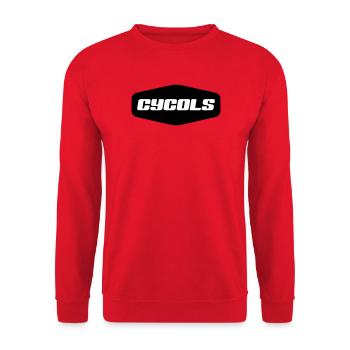 C Y C O L S - Sweat-shirt Unisexe - rouge - Devant - Alina (178cm) & Michal (187cm)