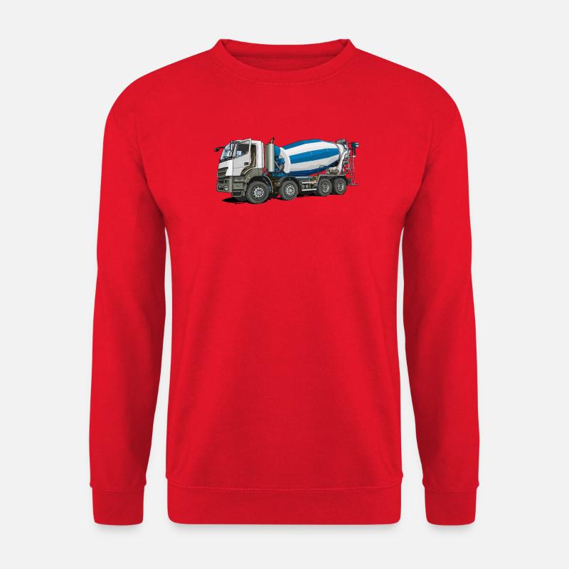Betonmischer - Unisex Pullover - Rot