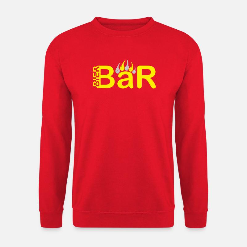 BierBär - Unisex Pullover - Rot