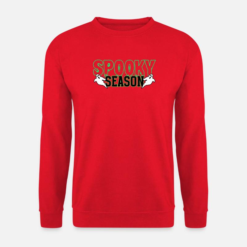Spooky Season Geister Illustration - Unisex Pullover - Rot