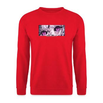 Komm, geh mit mir - Unisex Pullover - Rot - Vorne - Alina (178cm) & Michal (187cm)