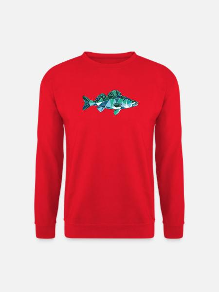 Poly Stil Zander - Unisex Pullover - Rot