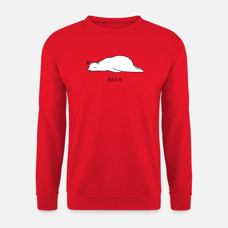 Funny Bear - Unisex Sweatshirt - red