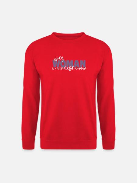 Every Woman is a Wonderful Woman - Unisex Sweatshirt - red